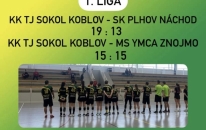 Koblov vede po prvním kole 1.Českou korfbalovou ligu